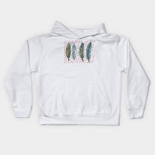 Feathers #2 Kids Hoodie